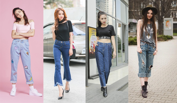 Gợi ý những mẫu quần Jeans xu hướng trong 2018.