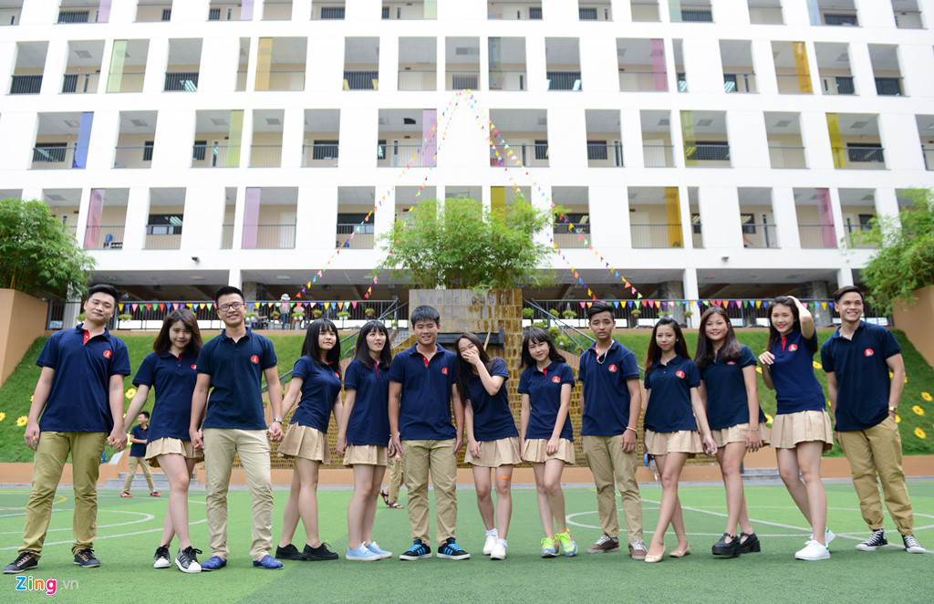 Đồng phục học sinh phong cách Hàn Quốc trường Marie Curie