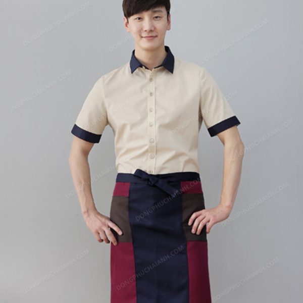 Đồng phục nhân viên áo phông - tạp dề 16