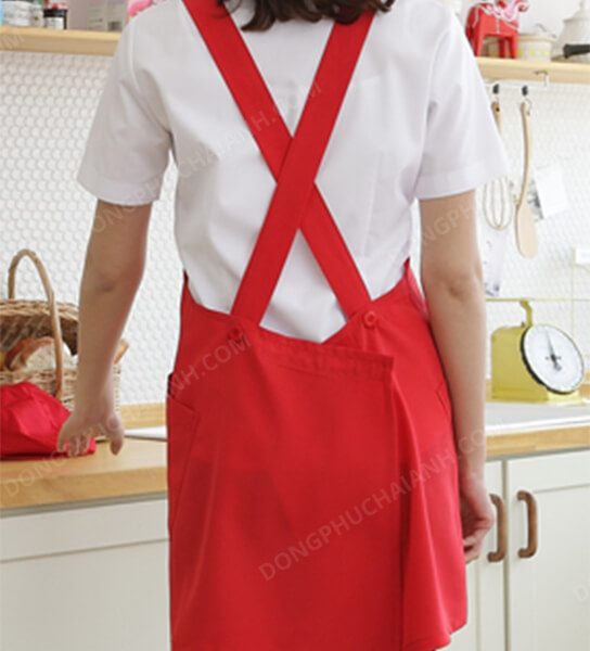 Đồng phục nhân viên áo phông - tạp dề 09
