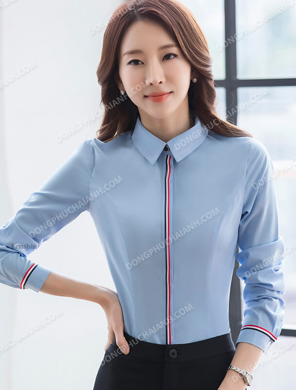 Đồng phục áo sơ mi nữ công sở 2018
