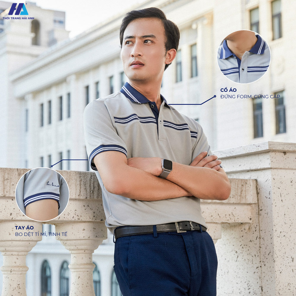 Thiết kế form áo polo cổ bẻ lịch sự và chuyên nghiệp