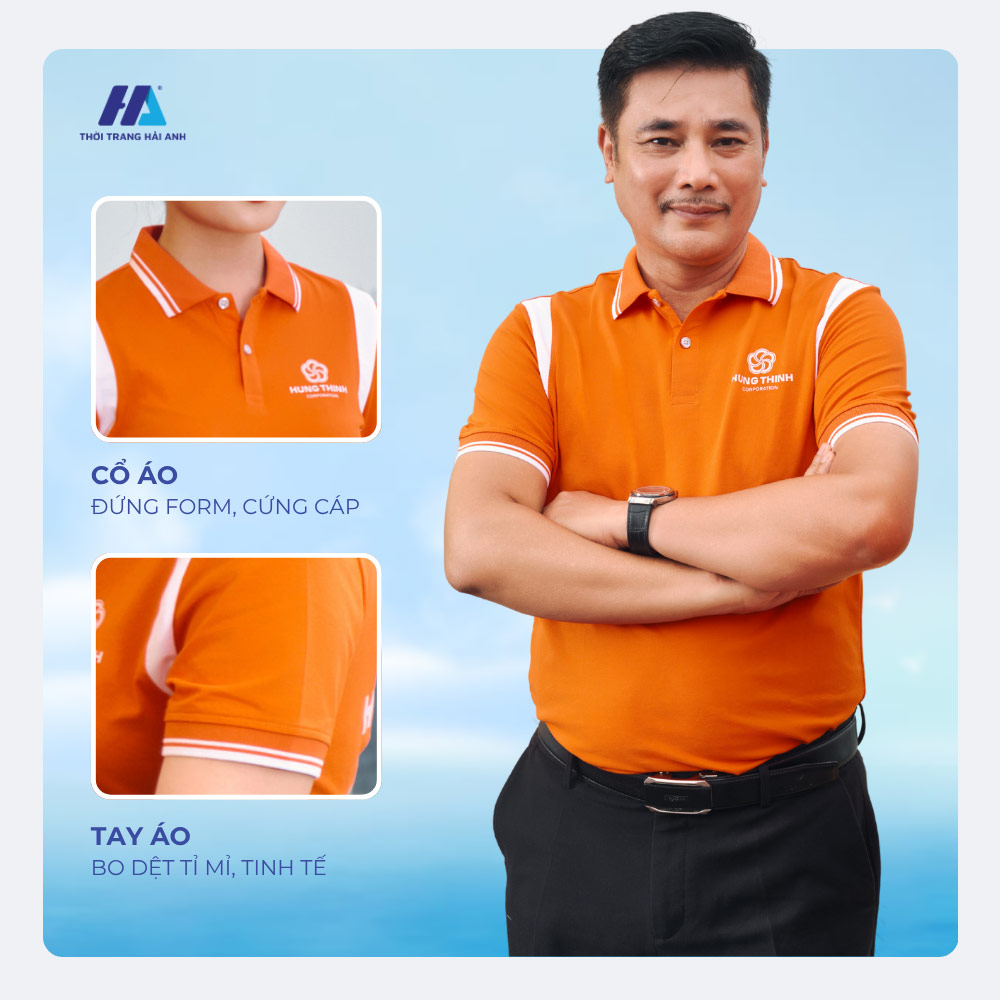 Thiết kế form áo đồng phục theo phong cách trẻ trung và hiện đại