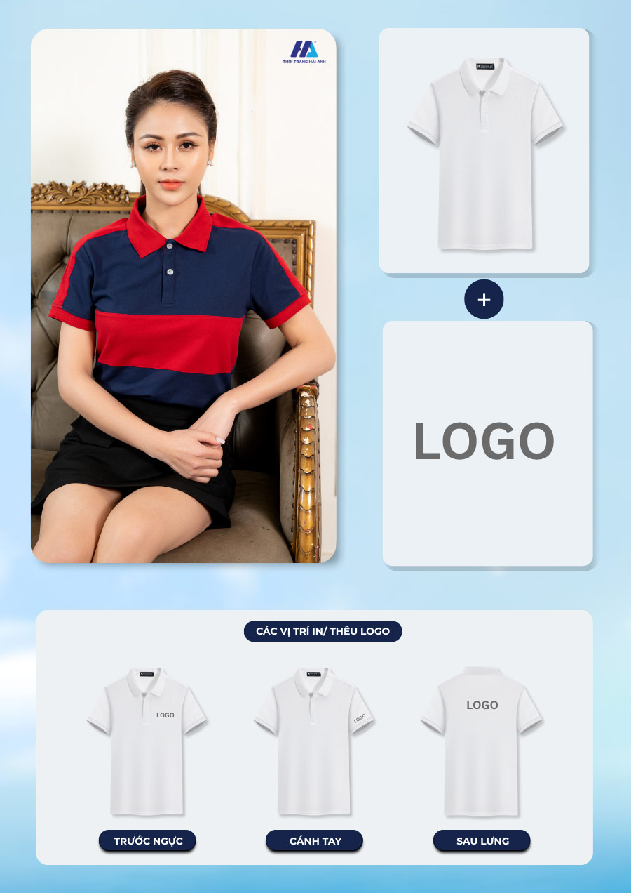 Hình in trên đồng phục giúp tạo điểm nhấn và tăng độ nhận diện thương hiệu