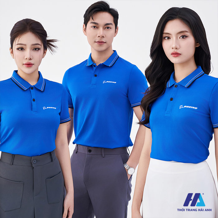 Đồng phục màu xanh dương phù hợp với các ngành tài chính - ngân hàng, công nghệ