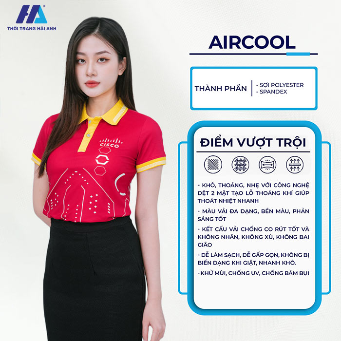 Những ưu điểm nổi trội của chất liệu vải Aircool