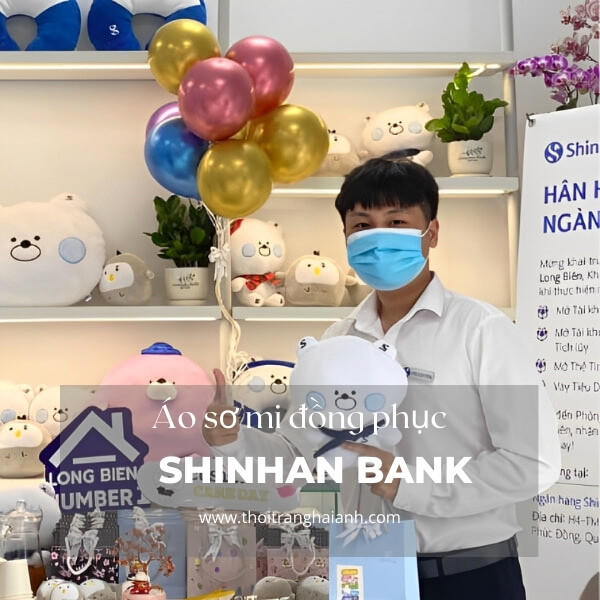 sơ mi đồng phục Shinhan Bank