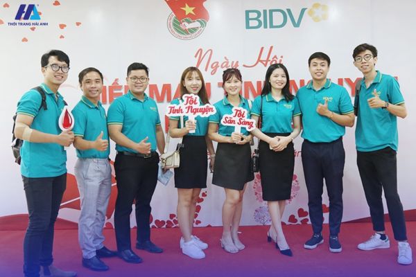 Áo công ty bảo hiểm BIDV