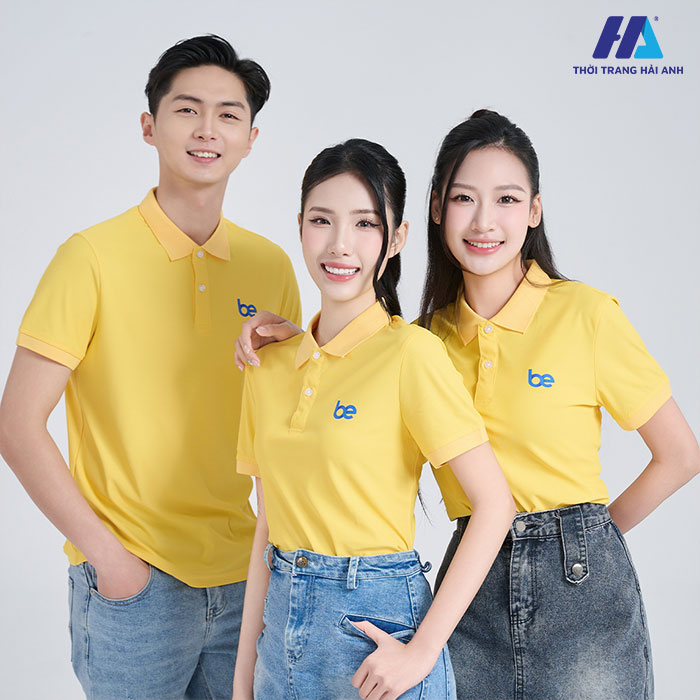Tổng hợp các mẫu áo đồng phục màu vàng đẹp, trẻ trung