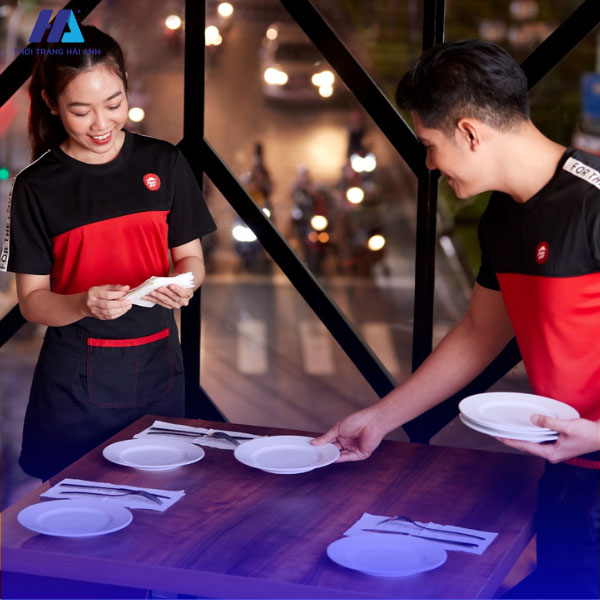 Áo phông cổ tròn đồng phục Pizza Hut