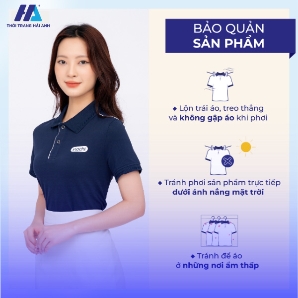 Các bước bảo quản áo đồng phục công ty dễ dàng thực hiện