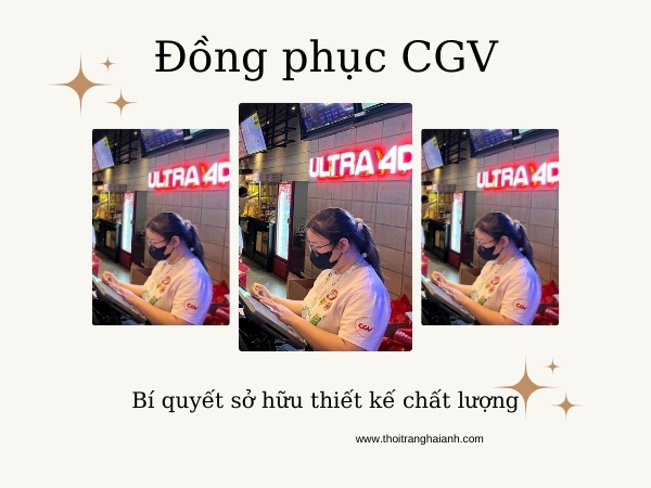 Chất vải may đồng phục CGV