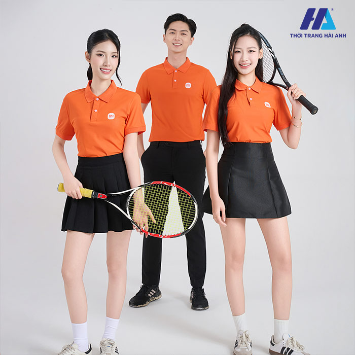 Tham khảo các mẫu áo đồng phục màu cam đẹp, thanh lịch, trẻ trung