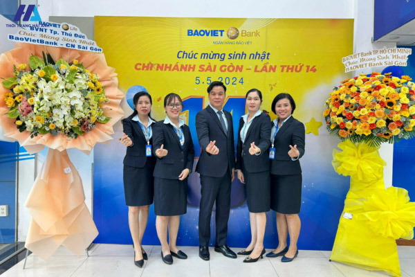 Thời Trang Hải Anh - Công ty may đồng phục ngân hàng Bảo Việt Bank uy tín, đáng tin