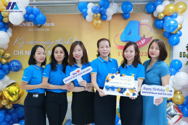 Mẫu polo đồng phục ngân hàng Bảo Việt Bank 