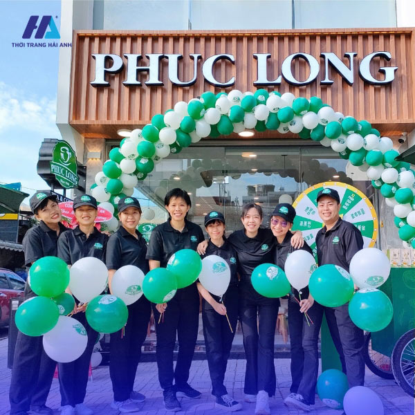 Màu sắc đặc trưng của đồng phục Phúc Long