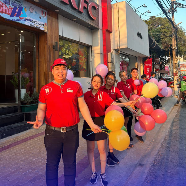 Mũ đồng phục thương hiệu KFC 