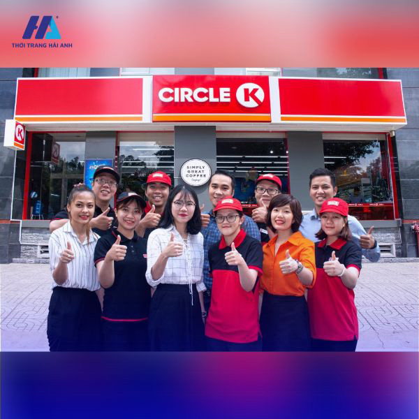 Thiết kế đồng phục Circle K ấn tượng