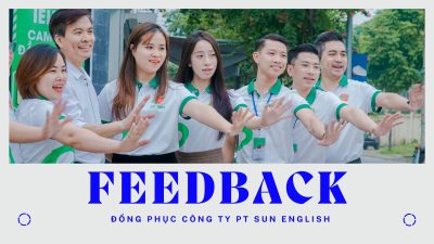 feedback đồng phục công ty PT Sun English