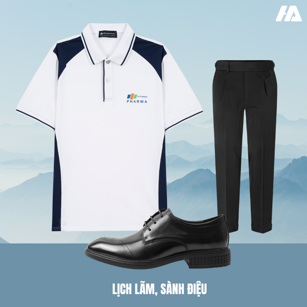 Cách phối đồ thanh lịch và tinh tế với áo polo đồng phục FastUni