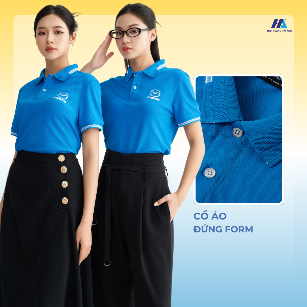 Form áo polo Classic tạo sự thoải mái và linh hoạt cho người mặc