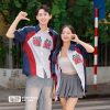 Áo Lớp Sơ Mi Oversize Swagger Màu Xanh Đen Đỏ