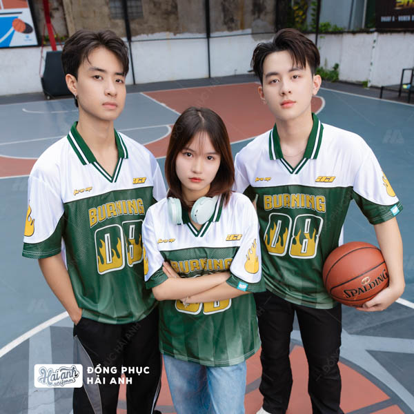 Áo lớp Classmate màu xanh iris – Thiết kế thời thượng, tinh thần tích cực