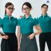 áo phông đồng phục công ty màu lý phối cầu vai