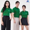 áo thun đồng phục công ty màu xanh lá