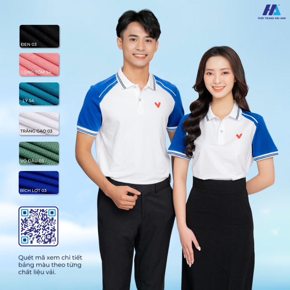Áo phông đồng phục công ty raglan ya đậm còn có thêm màu xanh than