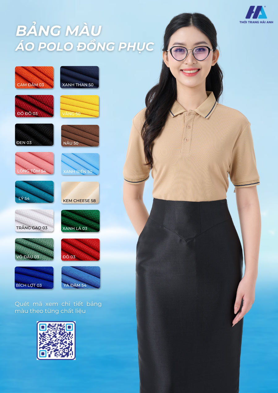 Hình ảnh mẫu áo thun đồng phục màu be