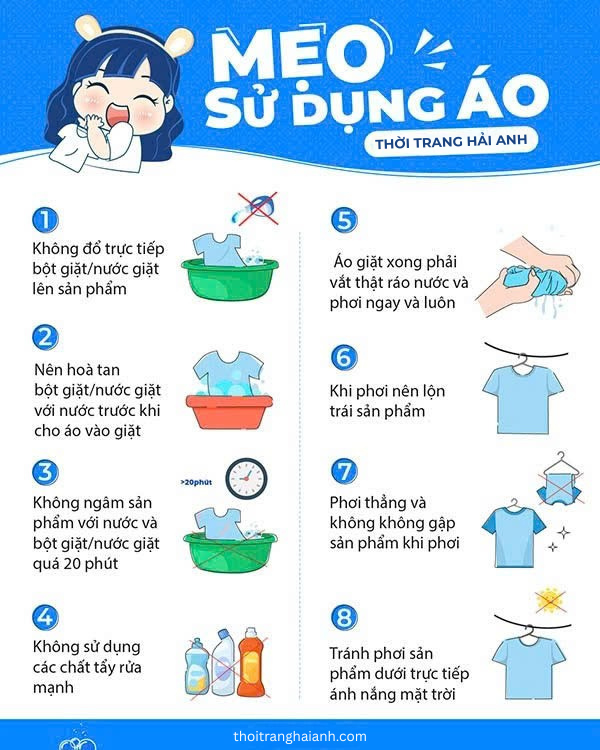 Hướng dẫn vệ sinh và bảo quản áo lớp màu hồng đúng cách