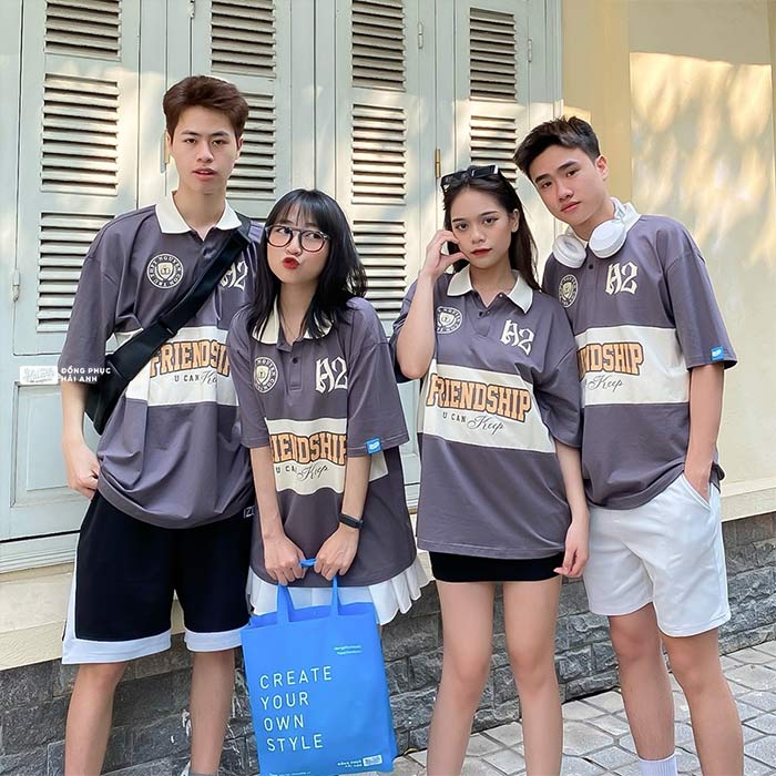 Phá cách với mẫu áo thun tay lỡ classic trendy, thời thượng