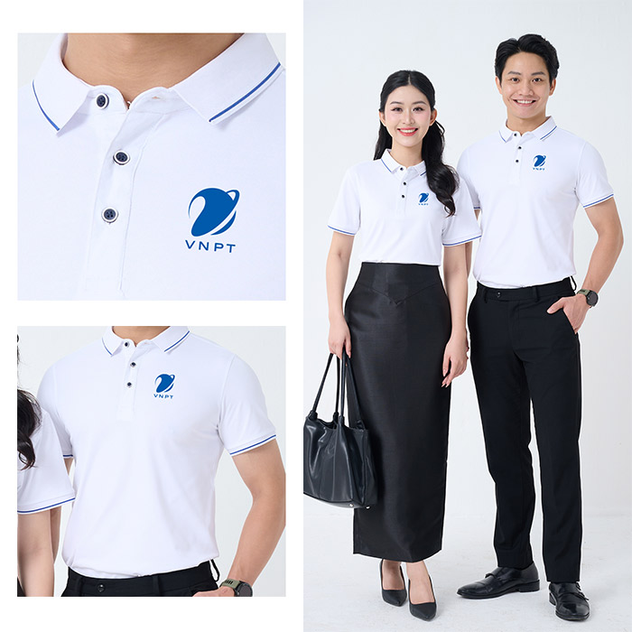 Mẫu áo thun đồng phục ứng dụng công nghệ in kỹ thuật số trực tiếp