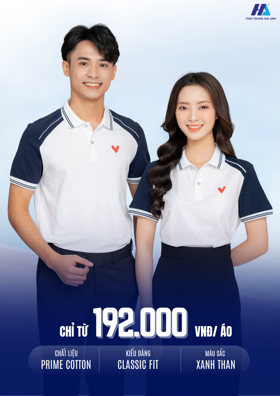 áo phông đồng phục công ty raglan xanh than với chất liệu cao cấp