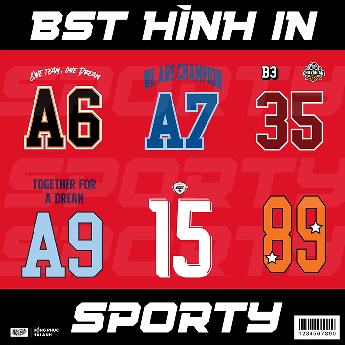 Hình in logo áo lớp