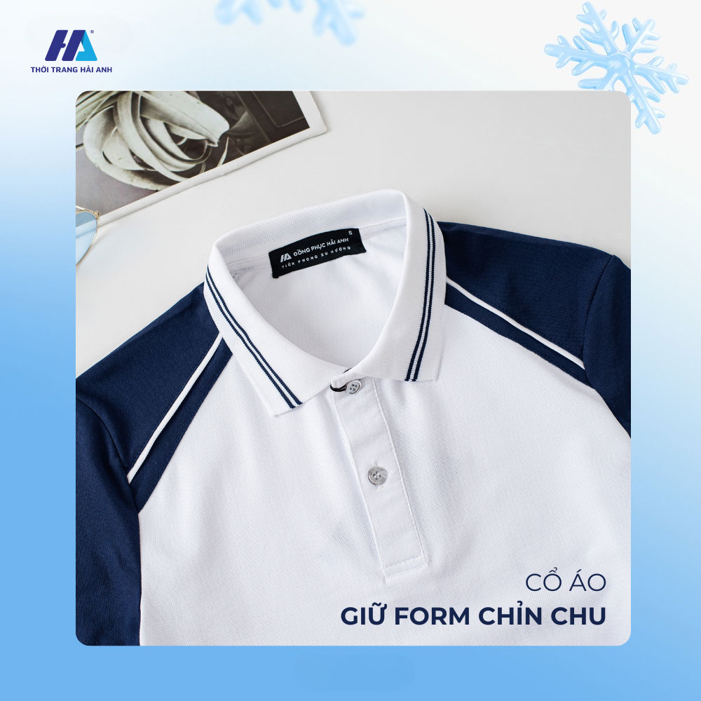 mẫu áo phông đồng phục công ty raglan ya đậm thiết kế form chỉn chu