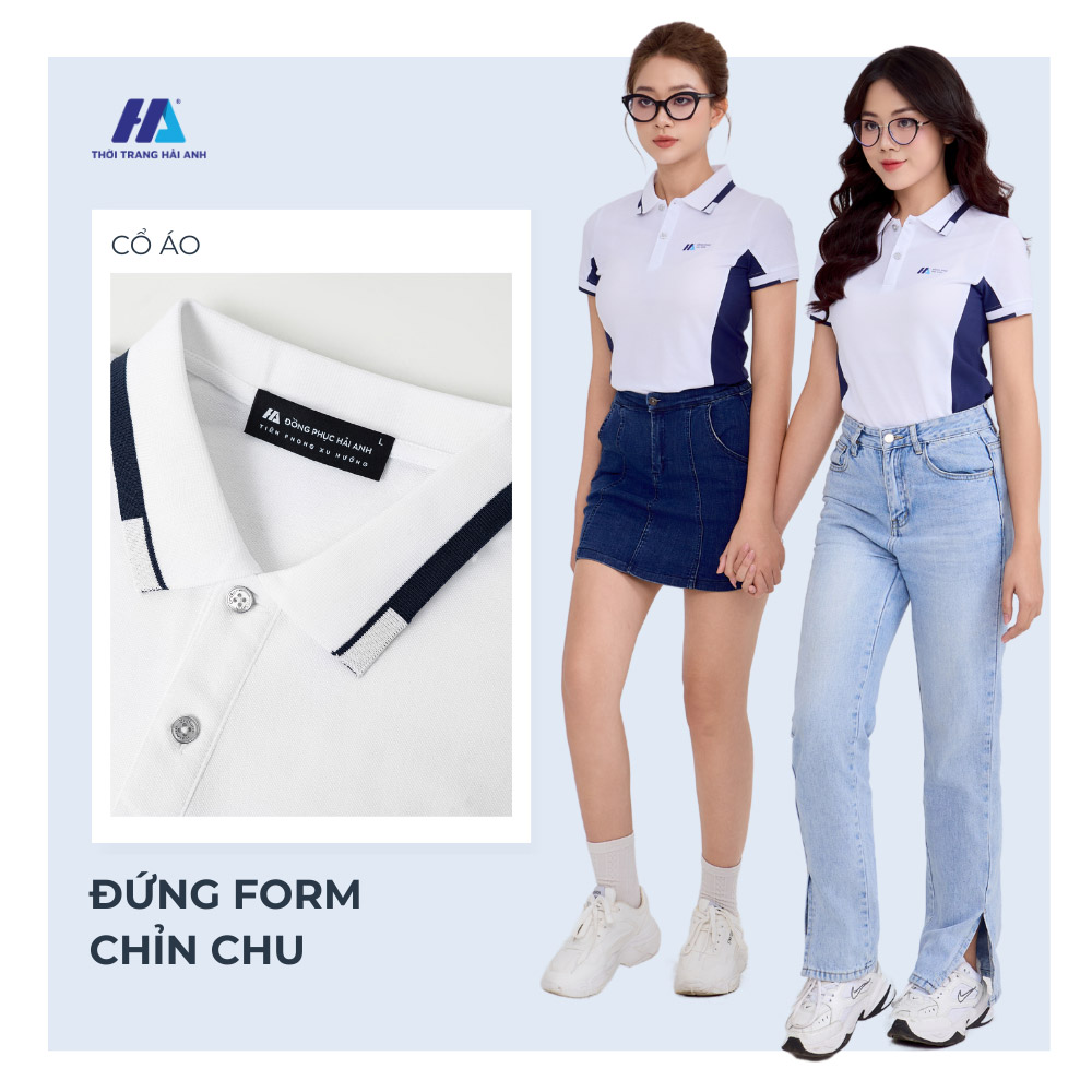 Áo thun đồng phục giúp bạn có vẻ ngoài vừa lịch sự vừa chuyên nghiệp