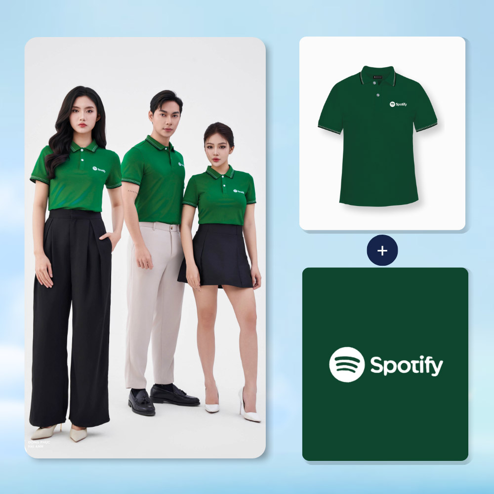 Đảm bảo logo sắc nét với công nghệ thêu vi tính và in kỹ thuật số hiện đại
