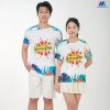áo thun đồng phục in 3d họa tiết summertime
