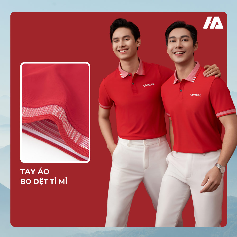 Form áo polo đồng phục lịch sự, tôn dáng và trẻ trung