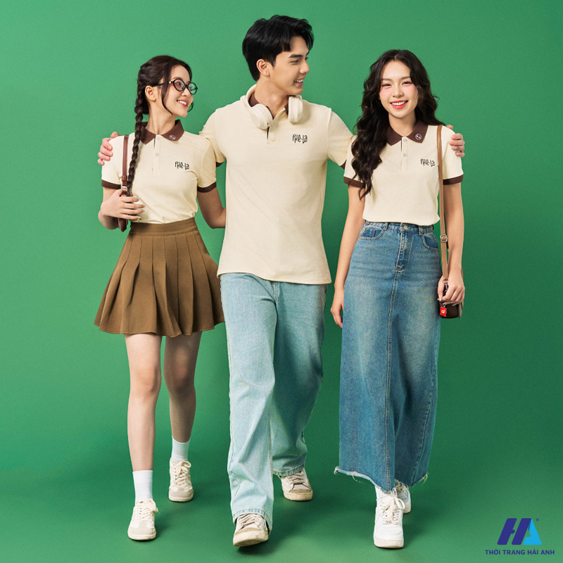 Gợi ý những cách phối đồ với áo polo đồng phục công ty